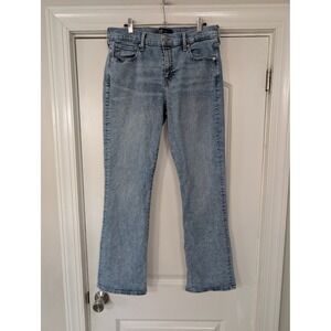 Gap Denim Baby Boot Jeans Women's 14/32R Light‎ Wash Blue Casual Everyday
